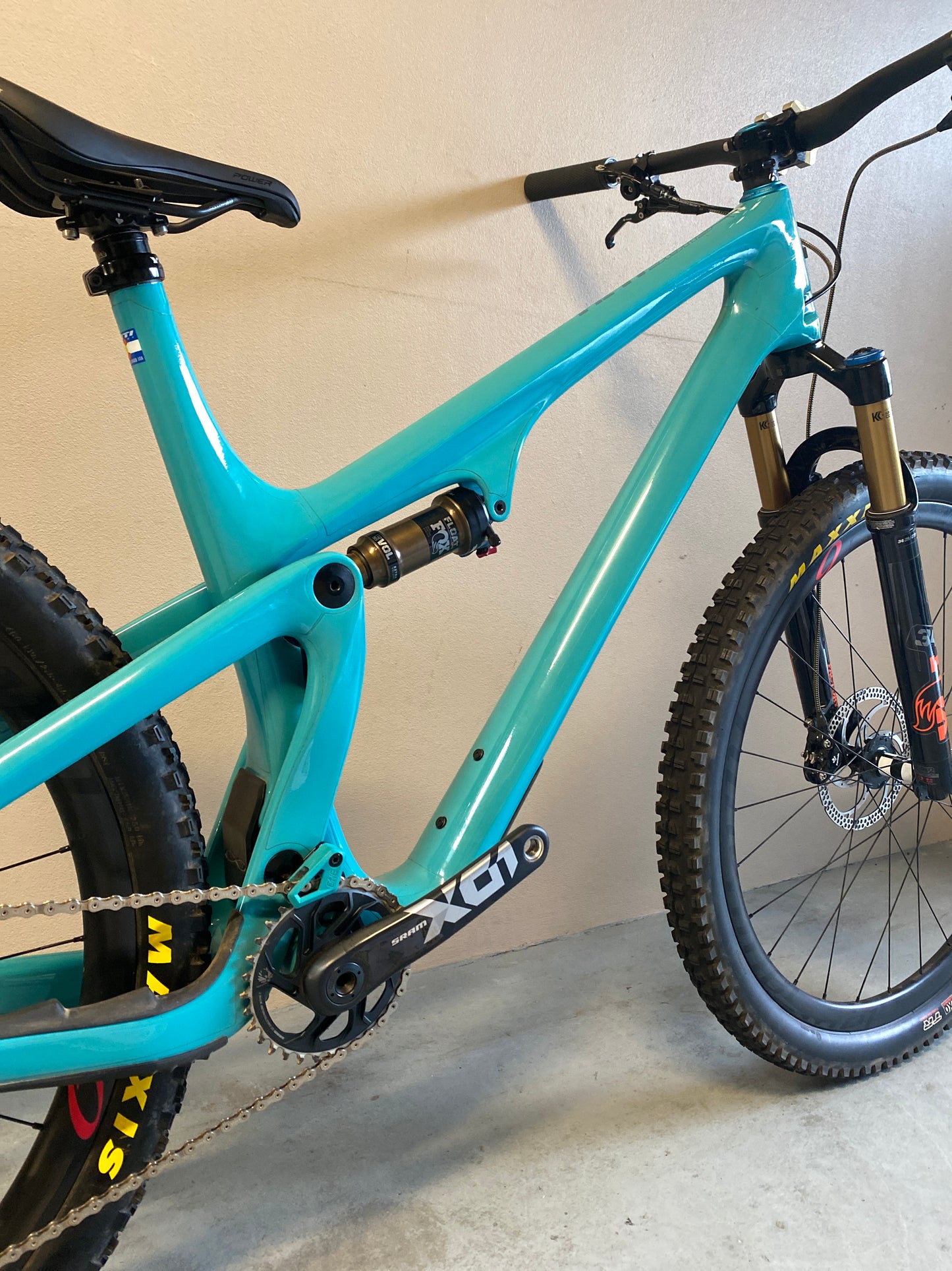 2022 Yeti SB 115 Turq XL Carbon
